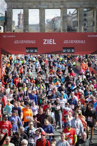 Generali Berliner Halbmarathon - Zielimpressionen